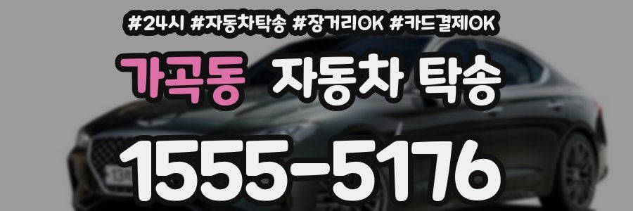 가곡동 자동차 탁송