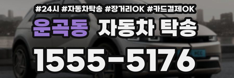 운곡동 자동차 탁송