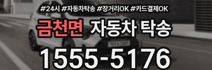 금천면 자동차 탁송