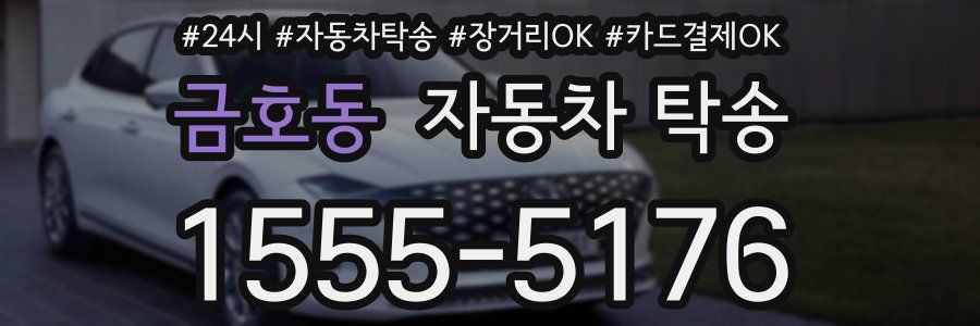 금호동 자동차 탁송
