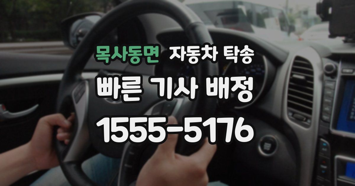 목사동면 자동차 탁송