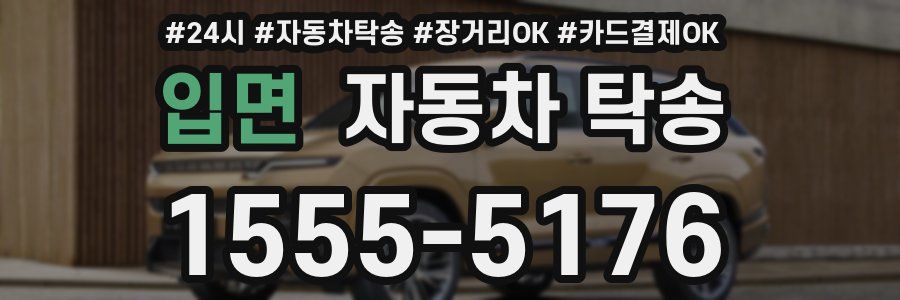 입면 자동차 탁송
