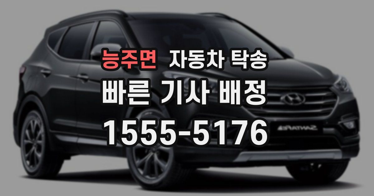 능주면 자동차 탁송