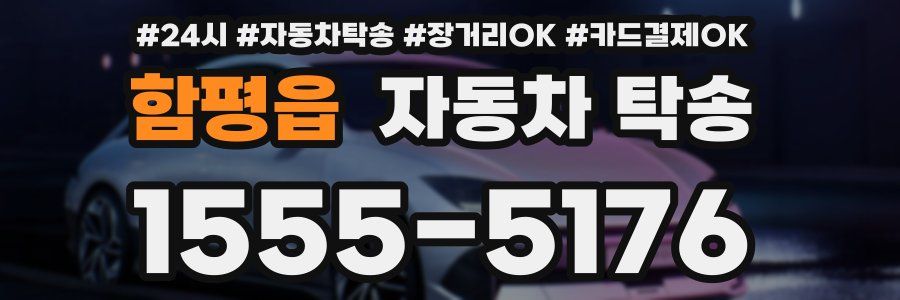 함평읍 자동차 탁송