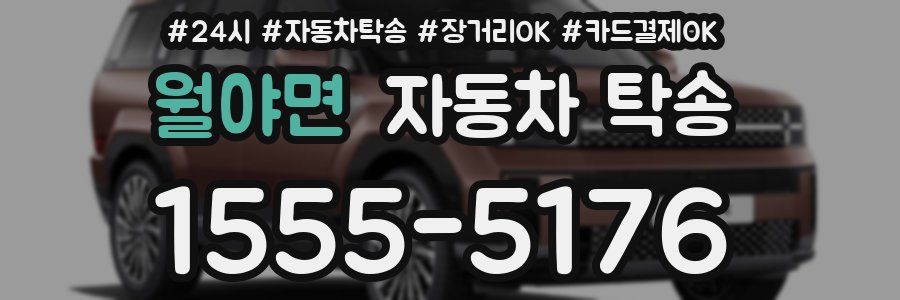 월야면 자동차 탁송