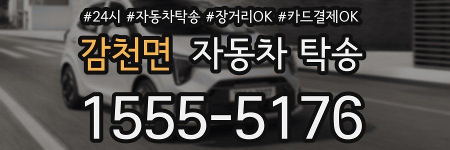 감천면 자동차 탁송