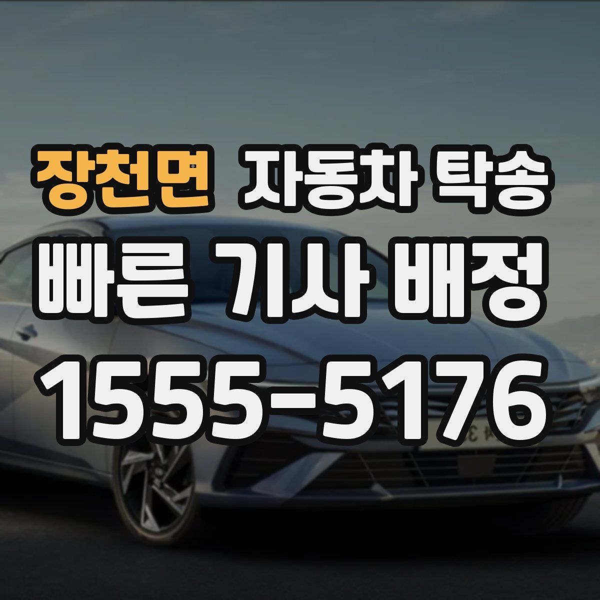 장천면 자동차 탁송