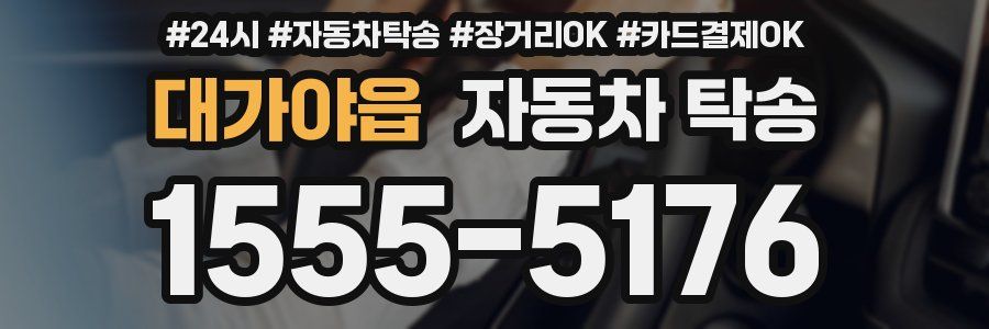 대가야읍 자동차 탁송