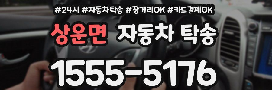 상운면 자동차 탁송