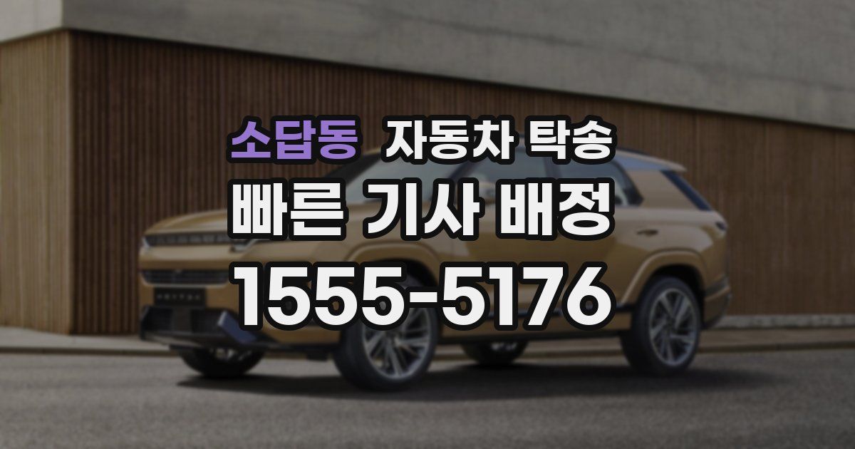 소답동 자동차 탁송