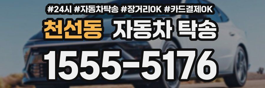 천선동 자동차 탁송