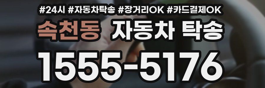 속천동 자동차 탁송