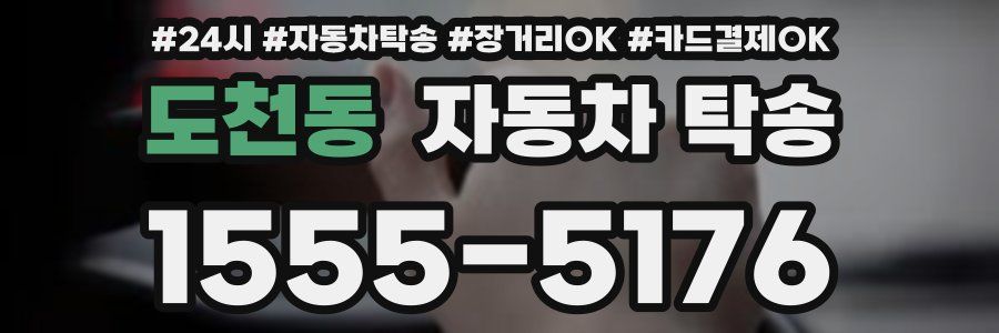 도천동 자동차 탁송