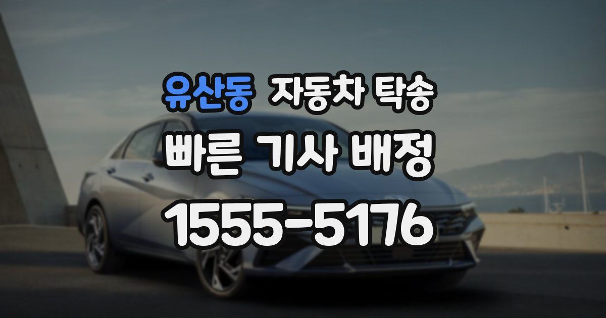 유산동 자동차 탁송