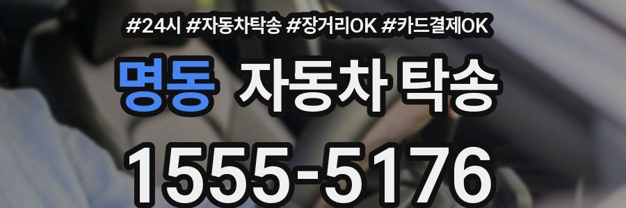 명동 자동차 탁송