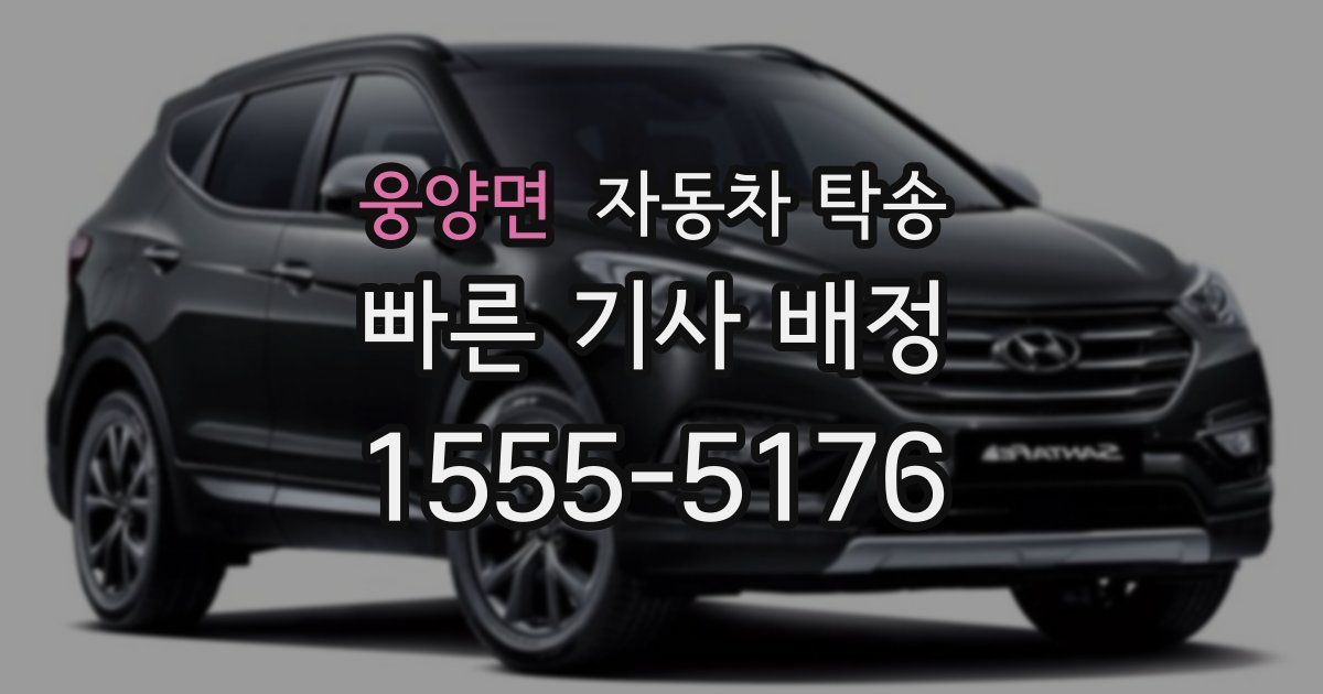 웅양면 자동차 탁송