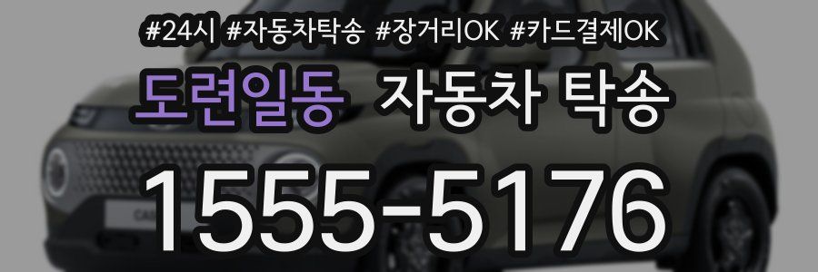 도련일동 자동차 탁송