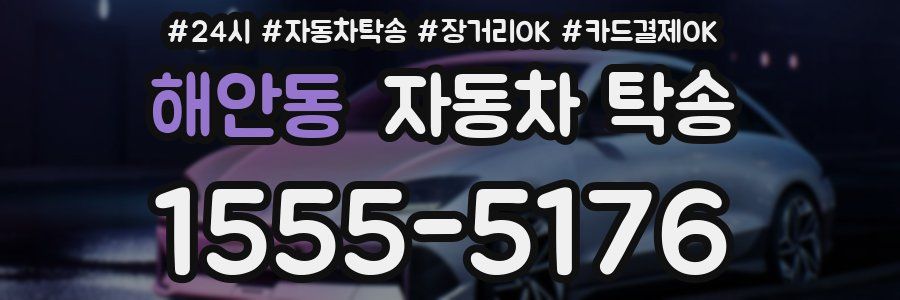 해안동 자동차 탁송