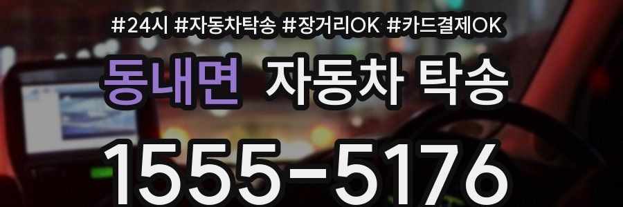 동내면 자동차 탁송