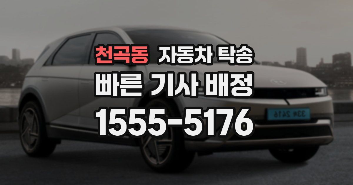 천곡동 자동차 탁송