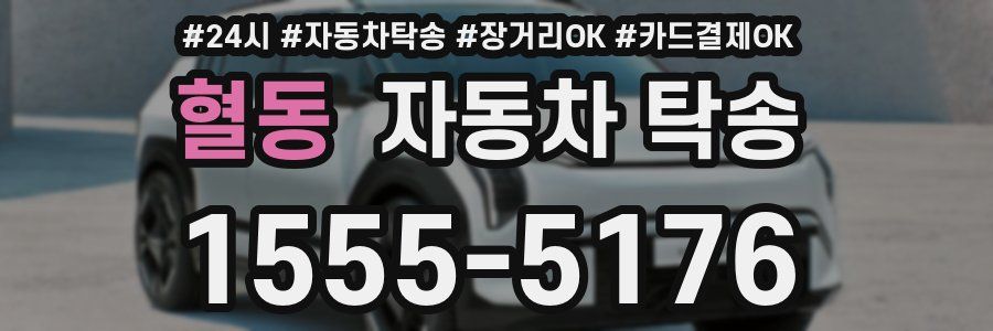 혈동 자동차 탁송