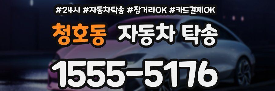 청호동 자동차 탁송