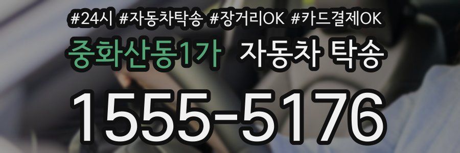 중화산동1가 자동차 탁송