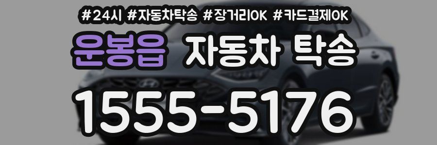 운봉읍 자동차 탁송