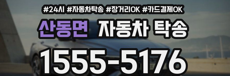 산동면 자동차 탁송