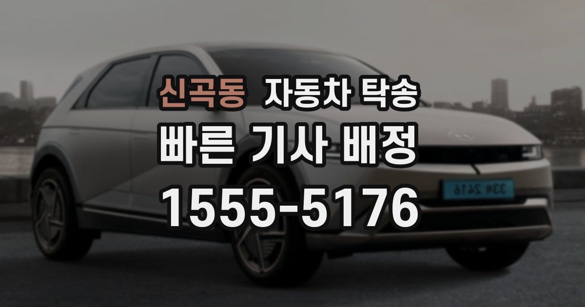 신곡동 자동차 탁송