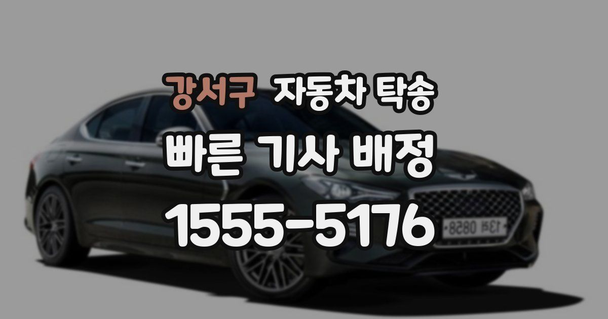 강서구 자동차 탁송