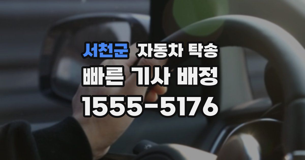 서천군 자동차 탁송