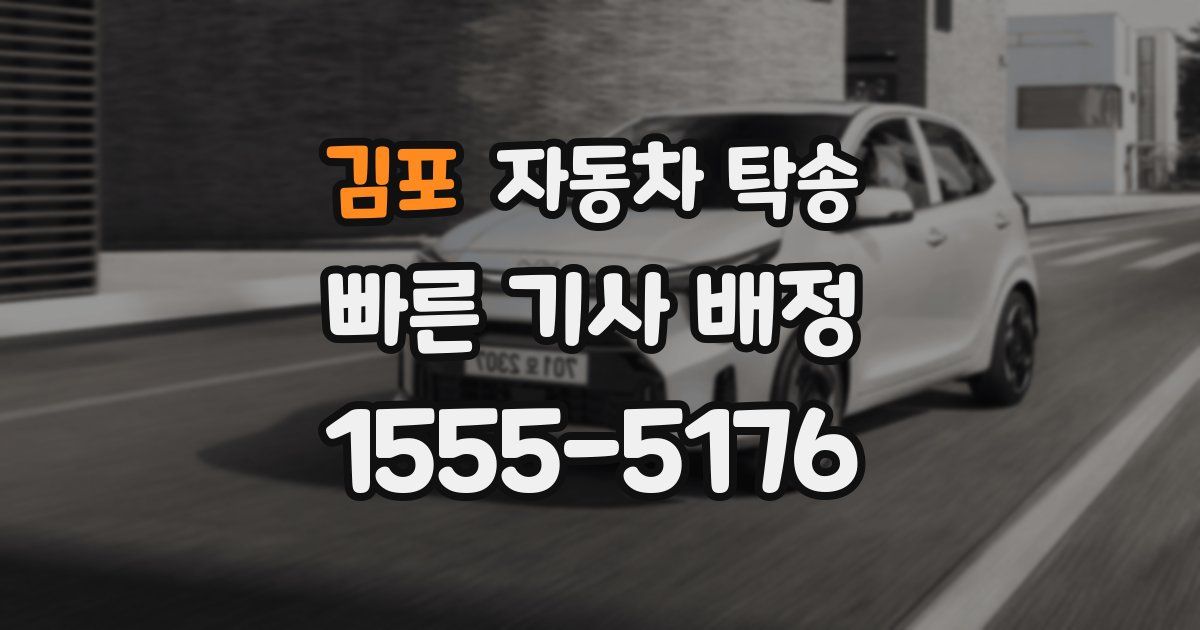 김포 자동차 탁송