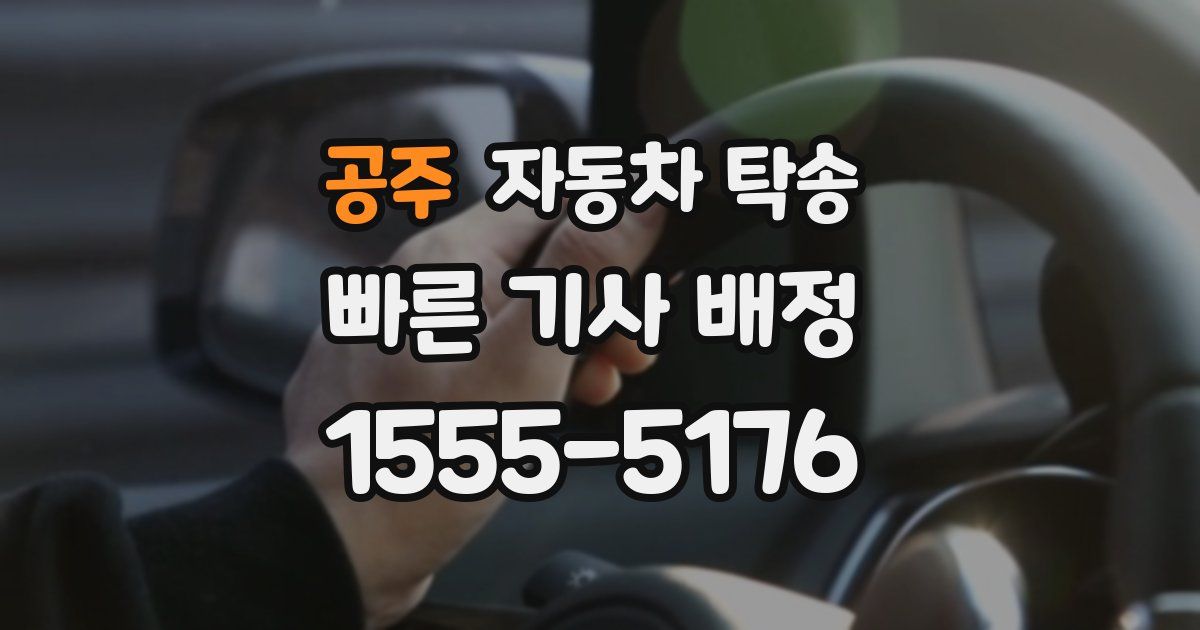 공주 자동차 탁송