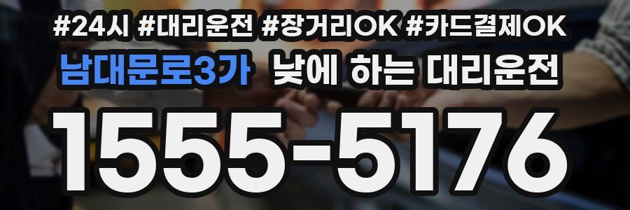 남대문로3가 낮에 하는 대리운전