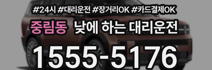 중림동 낮에 하는 대리운전