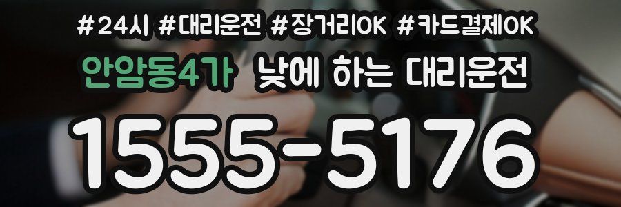 안암동4가 낮에 하는 대리운전