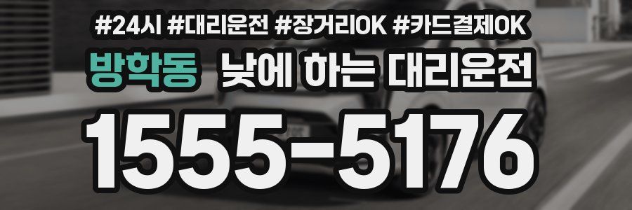 방학동 낮에 하는 대리운전