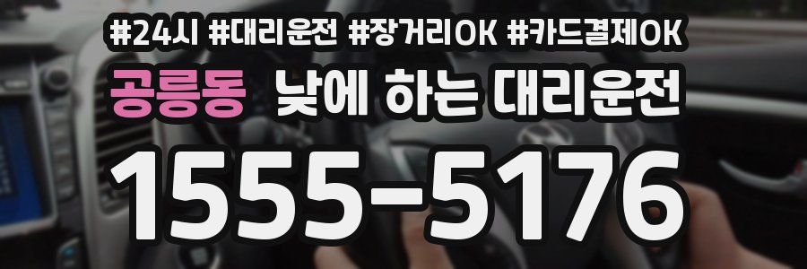 공릉동 낮에 하는 대리운전