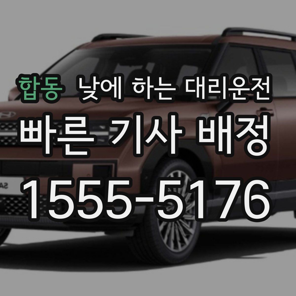 합동 낮에 하는 대리운전 목적지에 도착했을 때 마무리 체크