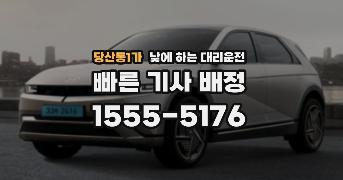 당산동1가 낮에 하는 대리운전