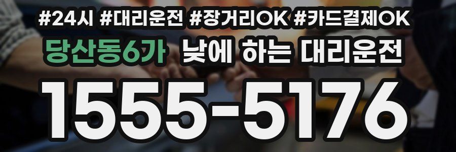 당산동6가 낮에 하는 대리운전