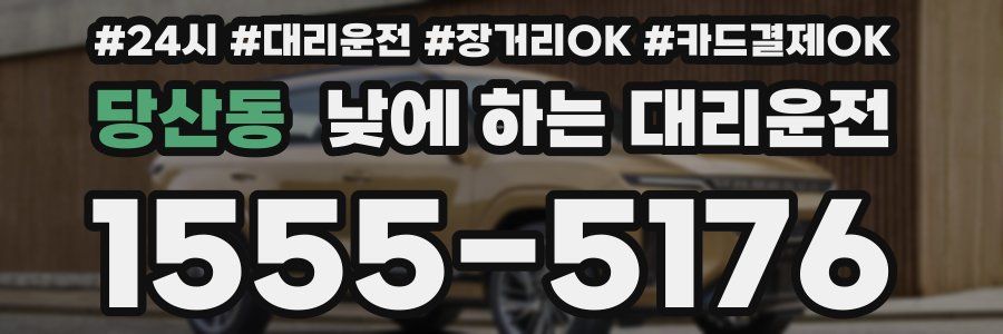 당산동 낮에 하는 대리운전