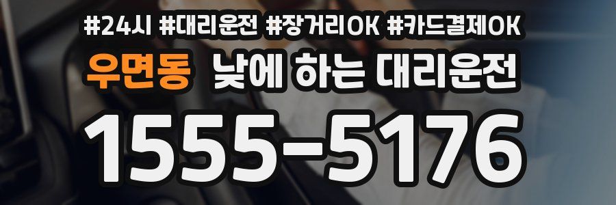 우면동 낮에 하는 대리운전