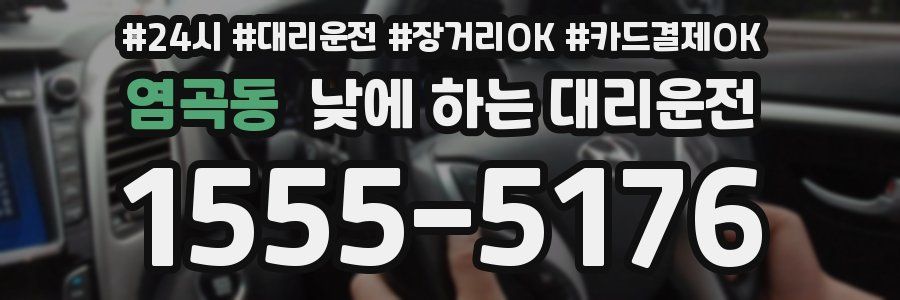 염곡동 낮에 하는 대리운전
