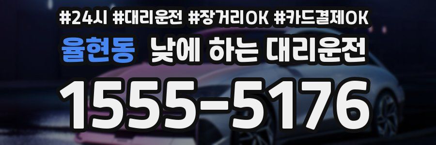 율현동 낮에 하는 대리운전