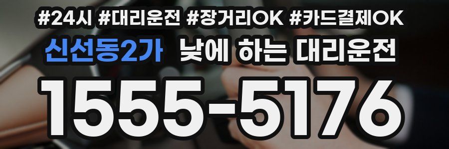 신선동2가 낮에 하는 대리운전