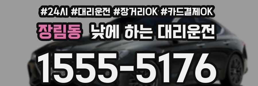 장림동 낮에 하는 대리운전
