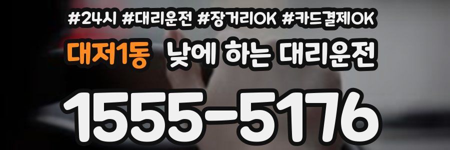 대저1동 낮에 하는 대리운전