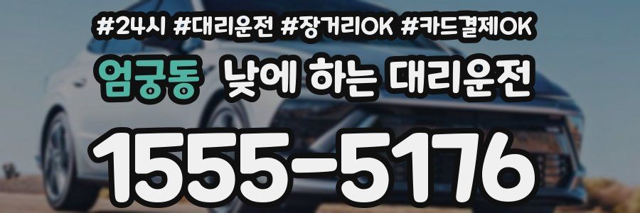 엄궁동 낮에 하는 대리운전